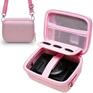 Camera Case Bag Compatible with Canon PowerShot G7 X Mark III, Mark II, SX740 HS, Sony ZV-1, KODAK PIXPRO WPZ2 Digital 4K Vlogging Camera, Point and Shoot 4K Video Camera Bag, Pink (Case Only) Camera Case Bag Compatible with Canon PowerShot G7 X Mark III, Mark II, SX740 HS, Sony ZV-1, KODAK PIXPRO WPZ2 Digital 4K Vlogging Camera, Point and Shoot 4K Video Camera Bag, Pink (Case Only)