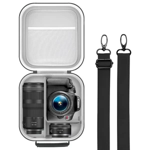 Hard Camera Travel Carrying Case for Canon EOS Rebel T7/R100/R50/R6Mark III | Camera Protective Storage Holder, Organizer Bag for Nikon D7100/ D7500 Sony Alpha ZV-E10/ R10/R5 Mark II DSLR Camera Hard Camera Travel Carrying Case for Canon EOS Rebel T7/R100/R50/R6Mark III | Camera Protective Storage Holder, Organizer Bag for Nikon D7100/ D7500 Sony Alpha ZV-E10/ R10/R5 Mark II DSLR Camera
