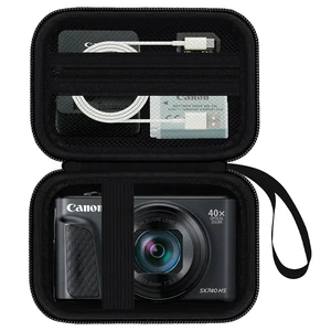Case for Canon PowerShot SX740/ SX730/720/ G7 X Mark II III Camera, Black | Protective Carry Bag, Shockproof Shell, Dust Resistant, Accessory Storage Pocket, Compact Portable, Travel & Photography Use Case for Canon PowerShot SX740/ SX730/720/ G7 X Mark II III Camera, Black | Protective Carry Bag, Shockproof Shell, Dust Resistant, Accessory Storage Pocket, Compact Portable, Travel & Photography Use