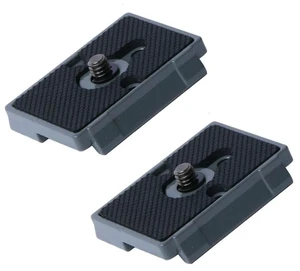Quick Release Plate 1/4" Screw Compatible with Manfrotto 200PL-14 322RC2 324RC2 488RC2 496RC2 Camera Tripod Head (Pack of 2) Quick Release Plate 1/4" Screw Compatible with Manfrotto 200PL-14 322RC2 324RC2 488RC2 496RC2 Camera Tripod Head (Pack of 2)