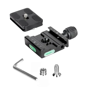 50mm Arca Swiss Quick Release Plate & Clamp Set | Aluminum QR Plate Adapter with 3/8"&1/4" Screw for DSLR Camera Tripod Ball Head Monopod Gimbal Stabilizer 50mm Arca Swiss Quick Release Plate & Clamp Set | Aluminum QR Plate Adapter with 3/8"&1/4" Screw for DSLR Camera Tripod Ball Head Monopod Gimbal Stabilizer