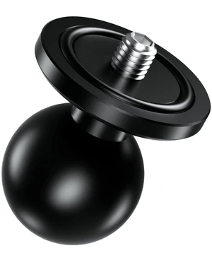 Aluminum Alloy 1'' Ball Adapter with 1/4"-20 Threaded Stud | for Action Camera & Camcorder, Compatible with RAM Mounts B Size Double Socket Arm Aluminum Alloy 1'' Ball Adapter with 1/4"-20 Threaded Stud | for Action Camera & Camcorder, Compatible with RAM Mounts B Size Double Socket Arm
