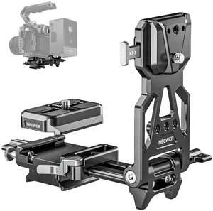 Foldable V Mount Battery Plate with Arca Type Baseplate, PS015 PRO | Quick Release Camera Base Plate, Lightweight DSLR Video Rig, Compatible with SmallRig V Mount Battery Cage DJI RS4 RS3 Gimbal Foldable V Mount Battery Plate with Arca Type Baseplate, PS015 PRO | Quick Release Camera Base Plate, Lightweight DSLR Video Rig, Compatible with SmallRig V Mount Battery Cage DJI RS4 RS3 Gimbal