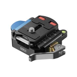 QC-55 Quick Release Plate and Clamp, 55mm Camera Mount Adapter | 1/4" & 3/8" Threads, Tripod, Monopod, DSLR, Stabilizer, Quick Release Mount, Camera Rig Compatible QC-55 Quick Release Plate and Clamp, 55mm Camera Mount Adapter | 1/4" & 3/8" Threads, Tripod, Monopod, DSLR, Stabilizer, Quick Release Mount, Camera Rig Compatible