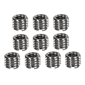 Metal 1/4 inch to 3/8 inch Tripod Thread Adapter, Easy Mount Convert Screw Adapter for Tripod Monopod Ballhead, Reducer Bushing for Camera Video Equipment DSLR SLR Mic Boom Stand (10 Piece) Metal 1/4 inch to 3/8 inch Tripod Thread Adapter, Easy Mount Convert Screw Adapter for Tripod Monopod Ballhead, Reducer Bushing for Camera Video Equipment DSLR SLR Mic Boom Stand (10 Piece)