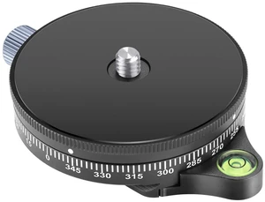 Camera Panoramic Panning Base with Style Plate | 3/8 inch Screw, Aluminum Alloy Panorama Ball Tripod Head with Bubble Level, for Tripod Monopod DSLR Cameras, Max Load 22 LB Camera Panoramic Panning Base with Style Plate | 3/8 inch Screw, Aluminum Alloy Panorama Ball Tripod Head with Bubble Level, for Tripod Monopod DSLR Cameras, Max Load 22 LB