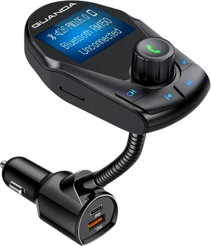 Bluetooth FM Transmitter for Car, 1.44" Display, 18W Fast Charge, PD Charge Bluetooth FM Transmitter for Car, 1.44" Display, 18W Fast Charge, PD Charge
