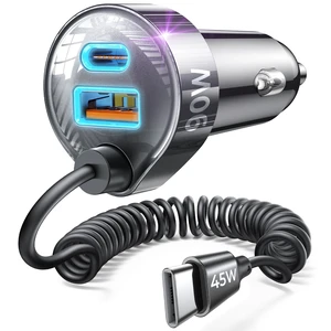 90W for iPhone 18 17 16 Pro Max Car Charger USB C Fast Charge | Super Fast for iPhone Duo Cigarette Lighter USB C Adapter for iPhone 18 Pro Max,Samsung Galaxy S26 Ultra, Car Accessories 90W for iPhone 18 17 16 Pro Max Car Charger USB C Fast Charge | Super Fast for iPhone Duo Cigarette Lighter USB C Adapter for iPhone 18 Pro Max,Samsung Galaxy S26 Ultra, Car Accessories