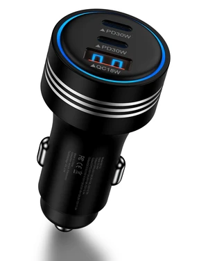 iPhone 18 Pro Car Charger Fast Charging, 78W 3-Port Super Fast Car Charger | USB A & USB C Car Power Cigarette Lighter Adapter for iPhone 18 Pro Max/17/17e/Air/17 Pro/16/16e/15/14/13/12, iPad, Samsung iPhone 18 Pro Car Charger Fast Charging, 78W 3-Port Super Fast Car Charger | USB A & USB C Car Power Cigarette Lighter Adapter for iPhone 18 Pro Max/17/17e/Air/17 Pro/16/16e/15/14/13/12, iPad, Samsung