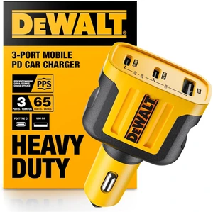 65W PD 3-Port Car Charger USB-C PPS Fast Charging | Adapter for Laptops, Phones & Tablets, Dual USB-C + USB-A Ports, 65W Total Output for Efficient Type C + USB Multi-Device 65W PD 3-Port Car Charger USB-C PPS Fast Charging | Adapter for Laptops, Phones & Tablets, Dual USB-C + USB-A Ports, 65W Total Output for Efficient Type C + USB Multi-Device