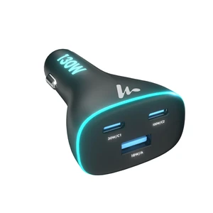 PD 130W Superfast Charging 2.0 Car Charger, with 2XType C & USB-A, PPS & QC 3.0, Triple Port (100W + 30W + 18W), 12V24V Compatible, Multi-Layer Protection, 2-Years Manufacturer Warranty PD 130W Superfast Charging 2.0 Car Charger, with 2XType C & USB-A, PPS & QC 3.0, Triple Port (100W + 30W + 18W), 12V24V Compatible, Multi-Layer Protection, 2-Years Manufacturer Warranty