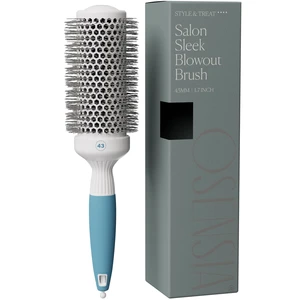 Medium Round Brushing Brush - Ceramic Hair Brush for a Smooth Salon Style Look - Professional Brushing Brush Ideal for All Hair Types - 43 mm Medium Round Brushing Brush - Ceramic Hair Brush for a Smooth Salon Style Look - Professional Brushing Brush Ideal for All Hair Types - 43 mm