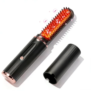 Cordless Hair Straightener Brush, Fast Heating 4500mAh Portable Hot Brush with Ionic Technology, 320-390 Adjustable Heat, Anti-Scald, Auto Shut-Off for Travel & Touch-Ups, Ideal for Women & Girls Cordless Hair Straightener Brush, Fast Heating 4500mAh Portable Hot Brush with Ionic Technology, 320-390 Adjustable Heat, Anti-Scald, Auto Shut-Off for Travel & Touch-Ups, Ideal for Women & Girls