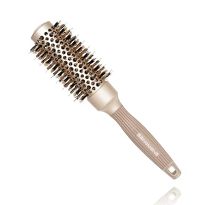 Round Barrel Anti-Static Hair Brush with Boar Bristles, Nano Thermal Ceramic Ionic Tech | For Extra Shine | Protect Hair, Enhance Texture, For Straightening & Drying (1 1/4 inch) Round Barrel Anti-Static Hair Brush with Boar Bristles, Nano Thermal Ceramic Ionic Tech | For Extra Shine | Protect Hair, Enhance Texture, For Straightening & Drying (1 1/4 inch)