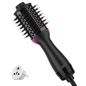 Dual Voltage Hair Dryer Brush, Mini Travel Hot Air Blow Dryer Brush | 120V-240V Portable Hair Styler for European Travel & Europe Use, Hair Tool with 900W Power, Negative Ions & NTC Heat Control Dual Voltage Hair Dryer Brush, Mini Travel Hot Air Blow Dryer Brush | 120V-240V Portable Hair Styler for European Travel & Europe Use, Hair Tool with 900W Power, Negative Ions & NTC Heat Control