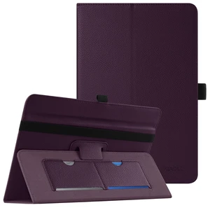 Universal 8 Inch Android Tablet Case, Folio Protective Cover for 7" 8" Touchscreen Tablet, Protective Folio Stand Android Case for 7.0-8.5 Inch Tablet with Hand Strap and Cards SlotsPurple Universal 8 Inch Android Tablet Case, Folio Protective Cover for 7" 8" Touchscreen Tablet, Protective Folio Stand Android Case for 7.0-8.5 Inch Tablet with Hand Strap and Cards SlotsPurple