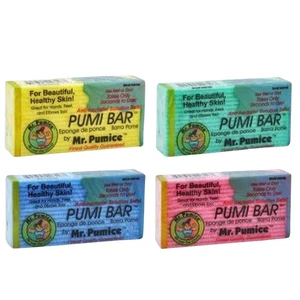 Pumice Callus Remover Pumi Bar: Pedicure Stone & Foot Scrubber - Medium Grit (4 Pack, Colors), Assorted, (Pack of 4) Pumice Callus Remover Pumi Bar: Pedicure Stone & Foot Scrubber - Medium Grit (4 Pack, Colors), Assorted, (Pack of 4)