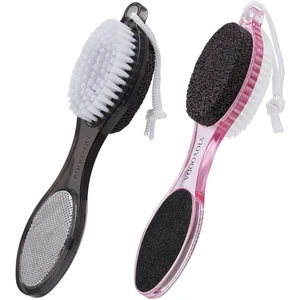 Foot Brush and Pumice Stone for Feet Scrub Callus Remover Pedicure Tools | 4-in-1 Foot Scrubber Dead Skin Remover, Foot Rasp and Sand Paper, Multi Purpose for Home Foot Care Shower Foot Brush and Pumice Stone for Feet Scrub Callus Remover Pedicure Tools | 4-in-1 Foot Scrubber Dead Skin Remover, Foot Rasp and Sand Paper, Multi Purpose for Home Foot Care Shower