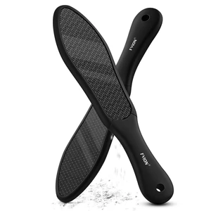 Double-Sided Nano Glass Foot File for Callus Remover - Highly Effective Hard and Dead Skin Remover for Cracked Heels and Dry Skin (Black) Double-Sided Nano Glass Foot File for Callus Remover - Highly Effective Hard and Dead Skin Remover for Cracked Heels and Dry Skin (Black)