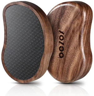 Glass Foot File - Nano-Glass Pumice Stone Foot Scrubber, Heel File Callus Remover for Silky Smooth Feet, Portable Pedicure Tool for Summer & Vacation - Walnut Wood Handled Glass Foot File - Nano-Glass Pumice Stone Foot Scrubber, Heel File Callus Remover for Silky Smooth Feet, Portable Pedicure Tool for Summer & Vacation - Walnut Wood Handled