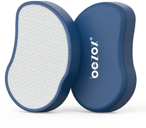 Glass Foot Scrubber | Travel-Friendly Foot File Pumice Stone, Crystal Callus Filer Pedicure Tool - Blue Glass Foot Scrubber | Travel-Friendly Foot File Pumice Stone, Crystal Callus Filer Pedicure Tool - Blue