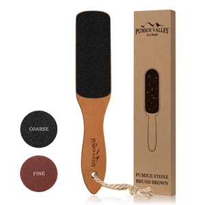 Foot File with Handle Pumice Stone for Dry Dead Skin - Callus Remover for Feet Double-Sided Foot File for Callus, Cracked Heels, Dead, and Dry Skin Removal Foot File with Handle Pumice Stone for Dry Dead Skin - Callus Remover for Feet Double-Sided Foot File for Callus, Cracked Heels, Dead, and Dry Skin Removal