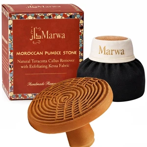Moroccan Pumice Stone for Feet, Terracotta Callus Remover, Cracked Heels Moroccan Pumice Stone for Feet, Terracotta Callus Remover, Cracked Heels
