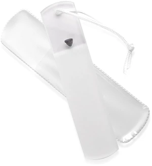 Czech Glass Foot File with Protective Sleeve (Clear rasp) | Dual-sided grit foot file,gentle glass foot file removes dry skin, comes with cord and sleeve. Czech Glass Foot File with Protective Sleeve (Clear rasp) | Dual-sided grit foot file,gentle glass foot file removes dry skin, comes with cord and sleeve.