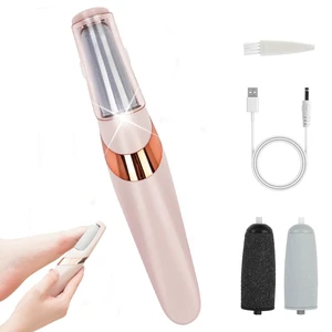 Electric Callus Remover for Feet, Foot Callus Remover, Replaceable Head | 2-Speed adjustable,Portable,LED Llight&Washable Coarse/Fine Grinding Heads for Dead Skin Callus Removal and Foot Care Electric Callus Remover for Feet, Foot Callus Remover, Replaceable Head | 2-Speed adjustable,Portable,LED Llight&Washable Coarse/Fine Grinding Heads for Dead Skin Callus Removal and Foot Care