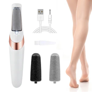 Rechargeable Electric Callus Remover for Feet, Low-Noise Portable Foot File Callus Remover with 2 Replaceable Rollers, 2 Gears Foot Callus Remover for Smooth Heels at Home or Travel (White) Rechargeable Electric Callus Remover for Feet, Low-Noise Portable Foot File Callus Remover with 2 Replaceable Rollers, 2 Gears Foot Callus Remover for Smooth Heels at Home or Travel (White)