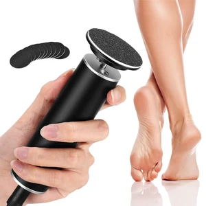 Electric Foot Callus Remover, Electric Foot File - FSA Eligible HSA Callus Remover for Feet, Feet Sander with 60 pcs Replacements Sanding Disc, Professional Pedicure Tool for Dead Skin, Black Electric Foot Callus Remover, Electric Foot File - FSA Eligible HSA Callus Remover for Feet, Feet Sander with 60 pcs Replacements Sanding Disc, Professional Pedicure Tool for Dead Skin, Black