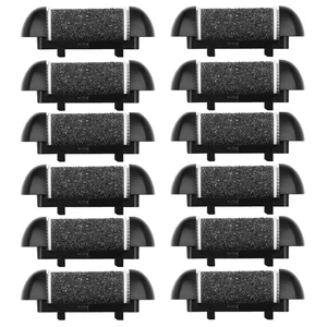 12 Pack Replacement Refill Rollers for Electric Foot File Callus Remover Pedicure Kit Tools Grinding Roller Head for Hard Callus and Tough Dead Skin (12pcs Extra Coarse) 12 Pack Replacement Refill Rollers for Electric Foot File Callus Remover Pedicure Kit Tools Grinding Roller Head for Hard Callus and Tough Dead Skin (12pcs Extra Coarse)