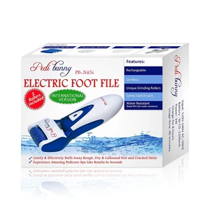Electric Foot Callus Remover - Rechargeable Electronic Foot File - Professional Pedicure Tools with 3 Rollers - Foot Scrubber for Dry Cracked Feet and Dead Skin - Foot Sander for Men and Women Electric Foot Callus Remover - Rechargeable Electronic Foot File - Professional Pedicure Tools with 3 Rollers - Foot Scrubber for Dry Cracked Feet and Dead Skin - Foot Sander for Men and Women