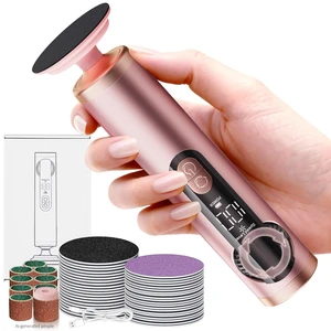 Upgraded Electric Foot Callus Remover | Stepless Speed Adjustable, Professional Pedicure Tools, 40PCS Sandpaper Discs, Heel Scraper for Cracked Heels & Dry Dead Skin Upgraded Electric Foot Callus Remover | Stepless Speed Adjustable, Professional Pedicure Tools, 40PCS Sandpaper Discs, Heel Scraper for Cracked Heels & Dry Dead Skin