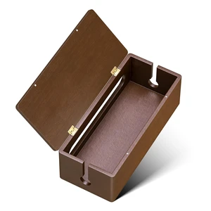 Solid Wood Cable Management Box, Walnut Color, 14.2 x 6.1 x 4.1 | Magnetic Closure, For Power Strip & Wire Storage, Cord Organizer, Hide Cords, Home Office Decor,Cable Organizer Box Solid Wood Cable Management Box, Walnut Color, 14.2 x 6.1 x 4.1 | Magnetic Closure, For Power Strip & Wire Storage, Cord Organizer, Hide Cords, Home Office Decor,Cable Organizer Box