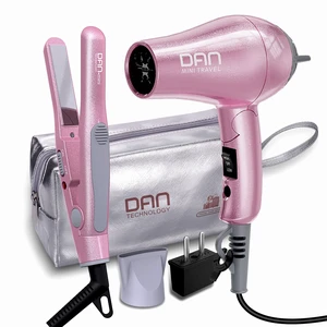 Travel Hair Tool Set,Hair Dryer and Flat Irons with Travel case | *Folding Handle *Automatic Dual Voltage *removable air filter*Concentrator&Diffuser*Multi-Function Plug Adapter Travel Hair Tool Set,Hair Dryer and Flat Irons with Travel case | *Folding Handle *Automatic Dual Voltage *removable air filter*Concentrator&Diffuser*Multi-Function Plug Adapter
