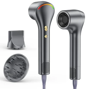 160,000 RPM High-Speed Ionic Hair Dryer, Blow Dryer with Diffuser | Lightweight, 500M Negative Ions, Heat Control, Low-Noise, Fast Drying, 2 Speeds & 4 Heat Modes, for Women/Travel/Home 160,000 RPM High-Speed Ionic Hair Dryer, Blow Dryer with Diffuser | Lightweight, 500M Negative Ions, Heat Control, Low-Noise, Fast Drying, 2 Speeds & 4 Heat Modes, for Women/Travel/Home