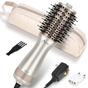 Small Auto Dual Voltage Hair Dryer Brush with Cool Shot | Travel 2 Inch Hot Air Brush Anti-Frizz Negative Ionic Lift Root Volumizing/Smoothing/Straightening Hair Small Auto Dual Voltage Hair Dryer Brush with Cool Shot | Travel 2 Inch Hot Air Brush Anti-Frizz Negative Ionic Lift Root Volumizing/Smoothing/Straightening Hair