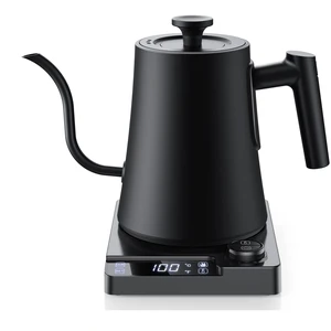 Gooseneck Electric Kettle with ±1°F Temperature Control - 1.0L Pour Over Coffee Kettle & Tea Maker, 1200W Fast Heating, 24H Keep Warm, Built-in Brew Timer, 100% Stainless Steel Interior Gooseneck Electric Kettle with ±1°F Temperature Control - 1.0L Pour Over Coffee Kettle & Tea Maker, 1200W Fast Heating, 24H Keep Warm, Built-in Brew Timer, 100% Stainless Steel Interior