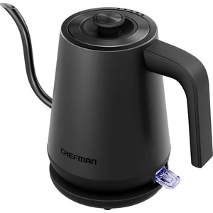 Gooseneck Electric Kettle, 0.8L Pour Over, Black | One-Touch Operation, Boil-Dry Protection, Auto Shut-Off, Ultra-Fast Hot Water Boiler, For Coffee and Tea Gooseneck Electric Kettle, 0.8L Pour Over, Black | One-Touch Operation, Boil-Dry Protection, Auto Shut-Off, Ultra-Fast Hot Water Boiler, For Coffee and Tea
