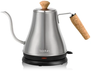 27oz Melior Gooseneck Electric Water Kettle, Pour Over Coffee & Tea, Brushed Stainless Steel 27oz Melior Gooseneck Electric Water Kettle, Pour Over Coffee & Tea, Brushed Stainless Steel