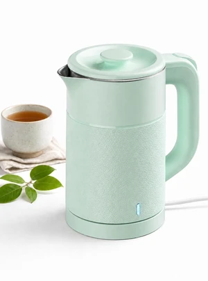 Small Electric Kettle 0.8L, 600W, 304 Stainless Steel Inner, Green | Auto Shut-Off, Boil Dry Protection, BPA-Free, Fast Water Heater for Dorm Office Travel Small Electric Kettle 0.8L, 600W, 304 Stainless Steel Inner, Green | Auto Shut-Off, Boil Dry Protection, BPA-Free, Fast Water Heater for Dorm Office Travel