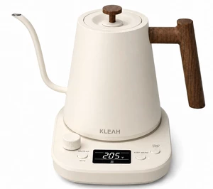 Gooseneck Electric Kettle with Temperature Control - 0.8L Automatic Shut Off Tea & Coffee Kettle, Hot Water Boiler Pour Over Coffee Kettle, 1200W Quick Heating Keep Warm, Bone White Gooseneck Electric Kettle with Temperature Control - 0.8L Automatic Shut Off Tea & Coffee Kettle, Hot Water Boiler Pour Over Coffee Kettle, 1200W Quick Heating Keep Warm, Bone White