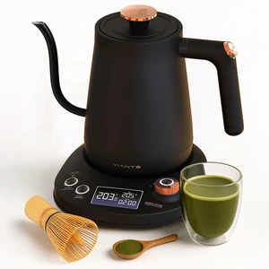 Electric Gooseneck Kettle 0.8L, Pour Over Coffee & Tea, Temp Control | Boil-dry protection, keep-warm function, BPA-free stainless steel body. Includes #2 coffee filters Electric Gooseneck Kettle 0.8L, Pour Over Coffee & Tea, Temp Control | Boil-dry protection, keep-warm function, BPA-free stainless steel body. Includes #2 coffee filters