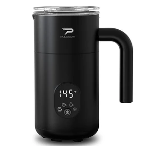 Milk Frother and Steamer 4 in 1 Automatic Coffee Steamer Frother, 11.8OZ / 350ML Warm and Cold Foam Frother for Coffee,Latte, Cappuccino, Macchiato, Hot Chocolate (Black) Milk Frother and Steamer 4 in 1 Automatic Coffee Steamer Frother, 11.8OZ / 350ML Warm and Cold Foam Frother for Coffee,Latte, Cappuccino, Macchiato, Hot Chocolate (Black)