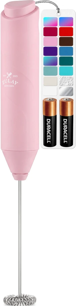Powerful Milk Frother AA Batteries Included Ultra Fast Handheld Drink Mixer with Stainless Steel Whisk Stirrer for Coffee, Protein, Matcha & More, Frother Wand Electric Frothmate Powerful Milk Frother AA Batteries Included Ultra Fast Handheld Drink Mixer with Stainless Steel Whisk Stirrer for Coffee, Protein, Matcha & More, Frother Wand Electric Frothmate