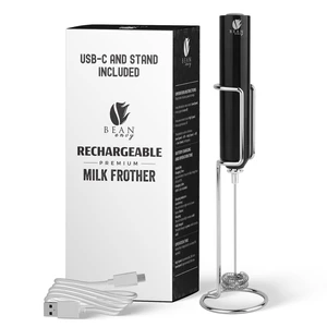 Rechargeable Milk Frother Handheld - Dual Speed Coffee Whisk | Aluminum Body, Stainless Steel 304, 2000 mAh, 360 Uses Per Charge, USB-C Cordless, Stand Included, Electric Wand Rechargeable Milk Frother Handheld - Dual Speed Coffee Whisk | Aluminum Body, Stainless Steel 304, 2000 mAh, 360 Uses Per Charge, USB-C Cordless, Stand Included, Electric Wand