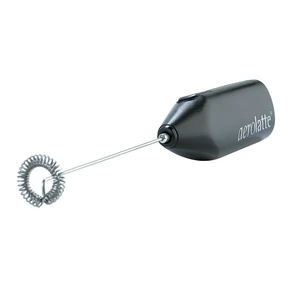 Milk Frother To Go with Travel Storage Case, The Original Steam-Free Frother, Black Milk Frother To Go with Travel Storage Case, The Original Steam-Free Frother, Black