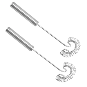 2Pack Spring Coil Whisk, 9.84 Inch StainlessSteel Spiral Egg Beater | Spiralspring sauce whisk set, Egg Frother, Milk and Blender, Kitchen Utensils great for sauces, gravies and egg mixing tasks 2Pack Spring Coil Whisk, 9.84 Inch StainlessSteel Spiral Egg Beater | Spiralspring sauce whisk set, Egg Frother, Milk and Blender, Kitchen Utensils great for sauces, gravies and egg mixing tasks