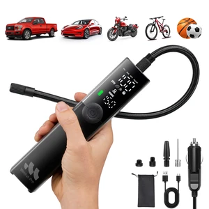 Tire Inflator Air Compressor, 12V DC Cord, Auto Stop, 150PSI | 3X Faster Air Pump For Car Tires, Tire Pump, Trucks And Off-Road Tires, Auto Shut Off Tire Inflator Air Compressor, 12V DC Cord, Auto Stop, 150PSI | 3X Faster Air Pump For Car Tires, Tire Pump, Trucks And Off-Road Tires, Auto Shut Off